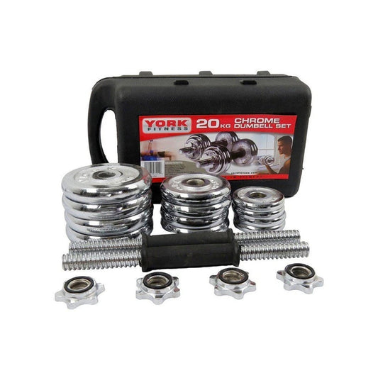 YORK Fitness Dumbbell (Chrome)