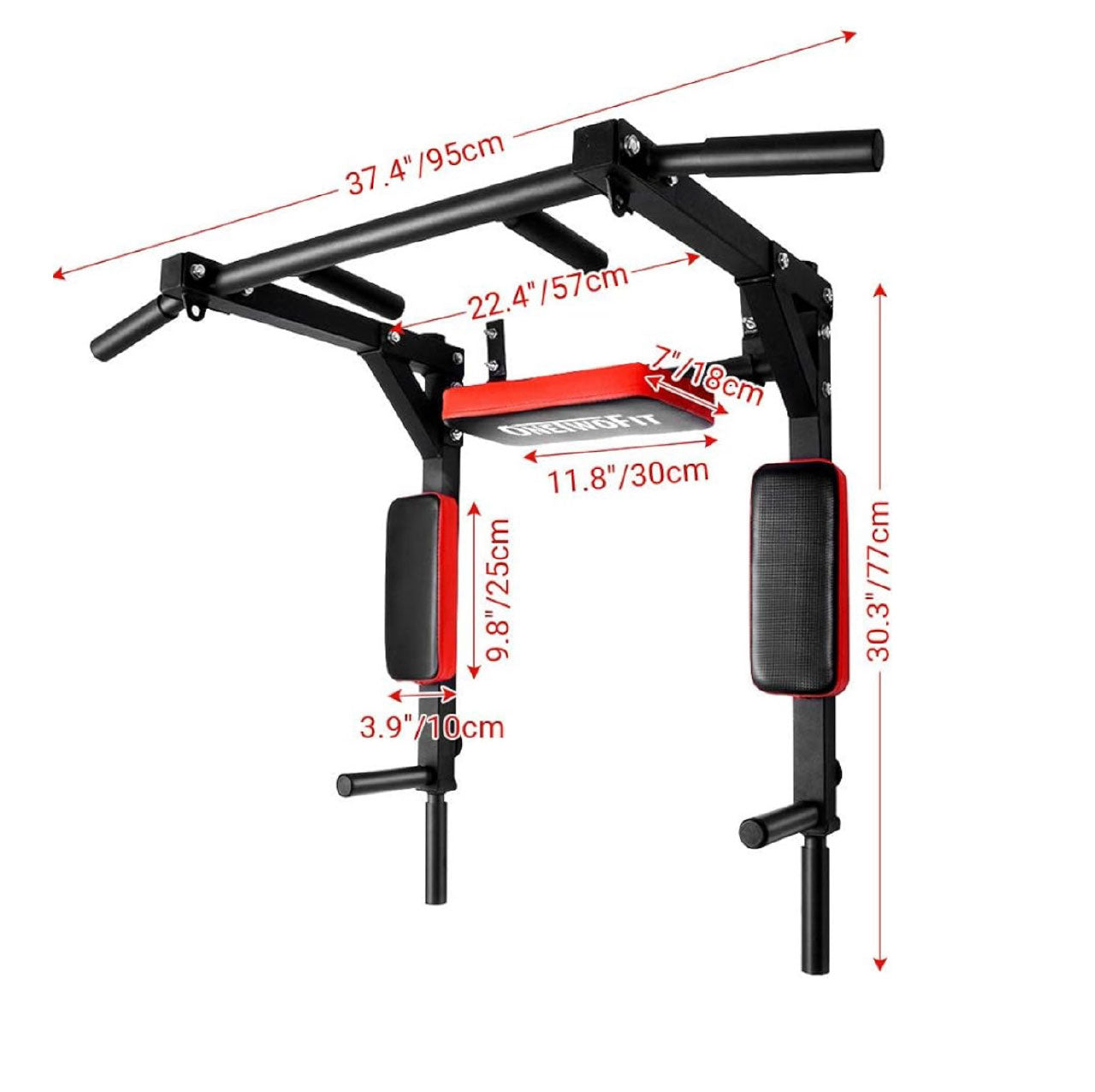 Wall Mounted Pull Up Bar