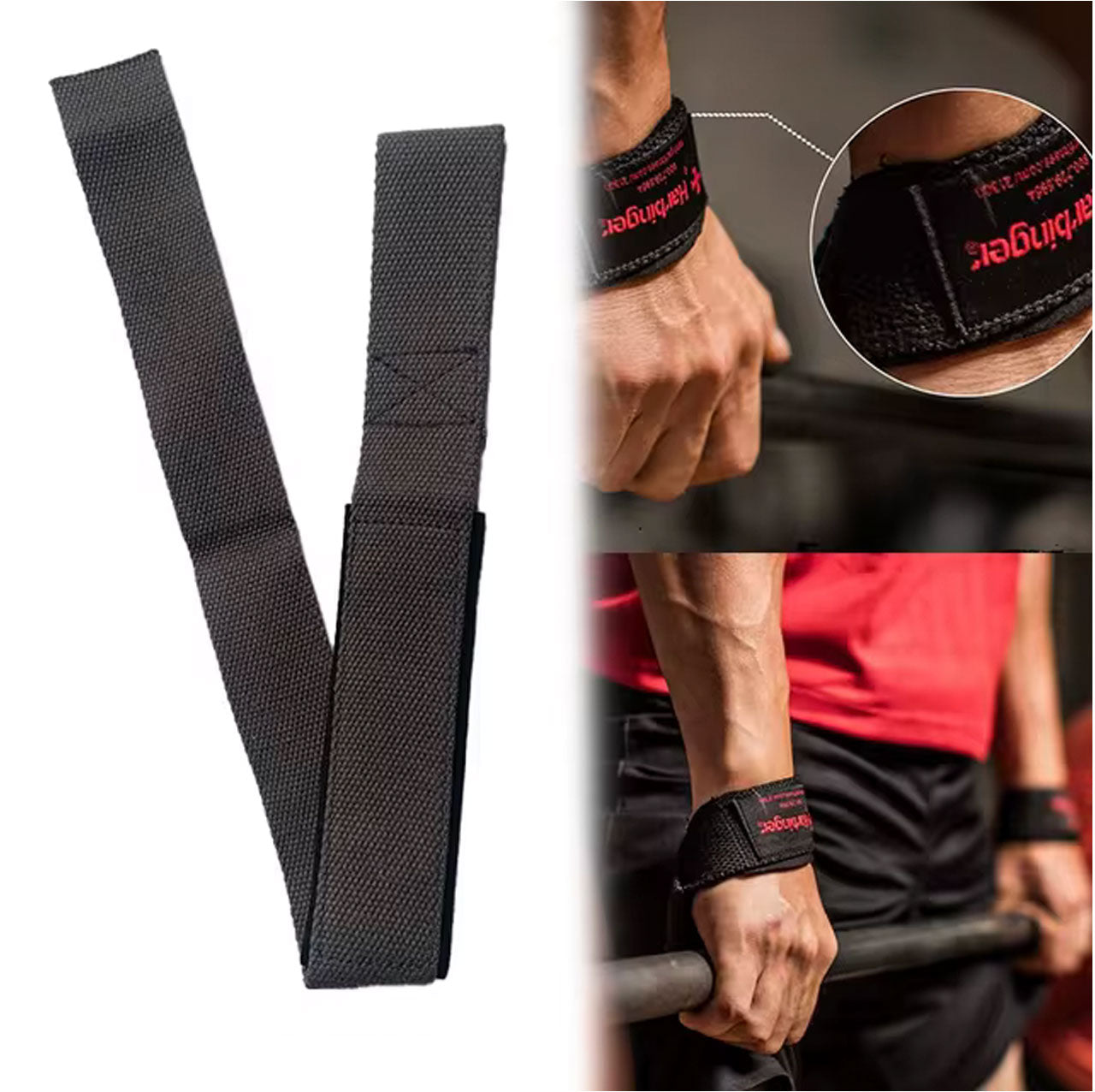 Harbinger  | Padded Cotton Lifting Straps