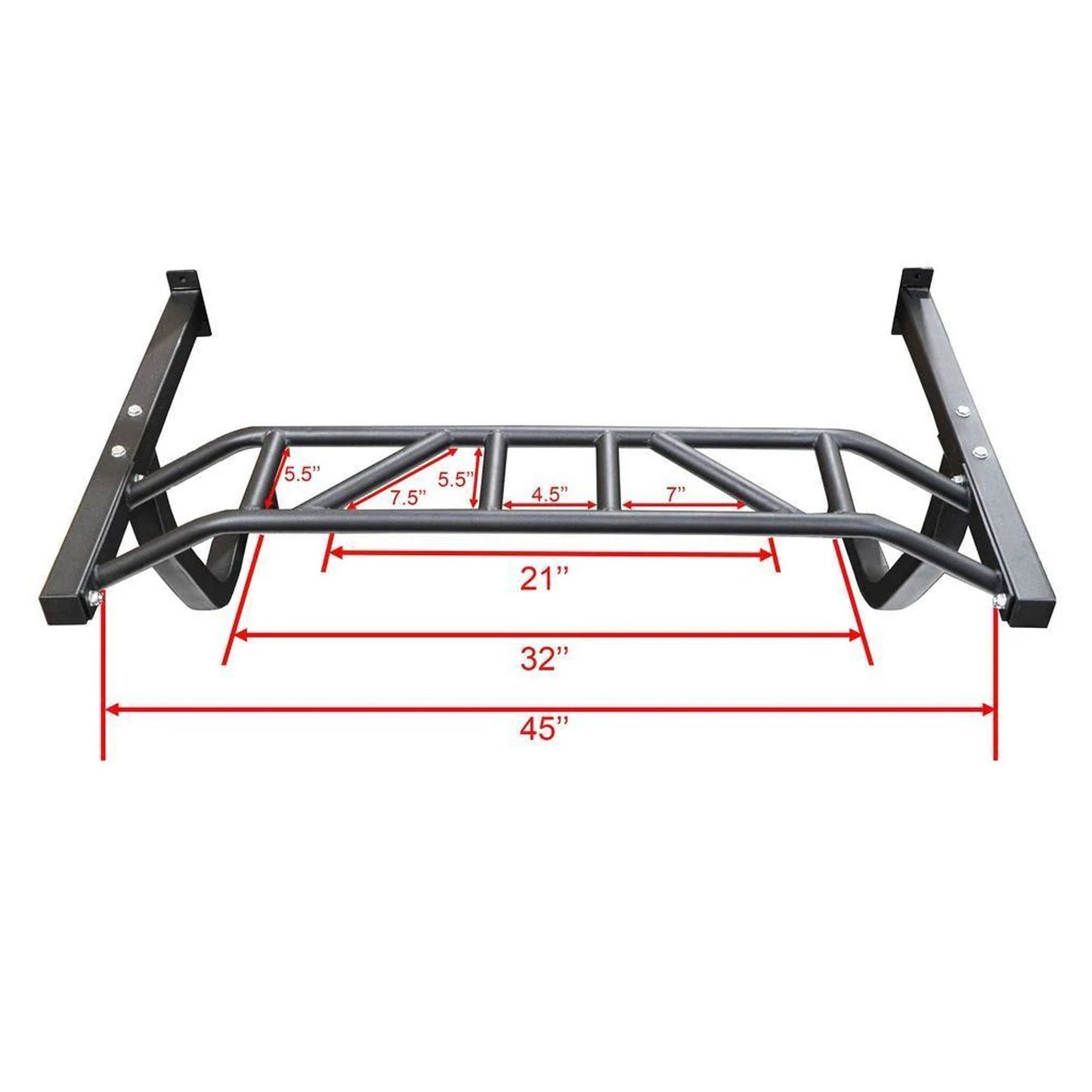 WALL MOUNTED | MULTI GRIP PULL UP BAR