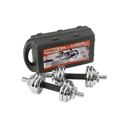 YORK Fitness Dumbbell (Chrome)